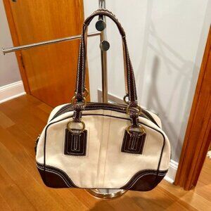 Coach Legacy Boho Leather & Canvas Tote